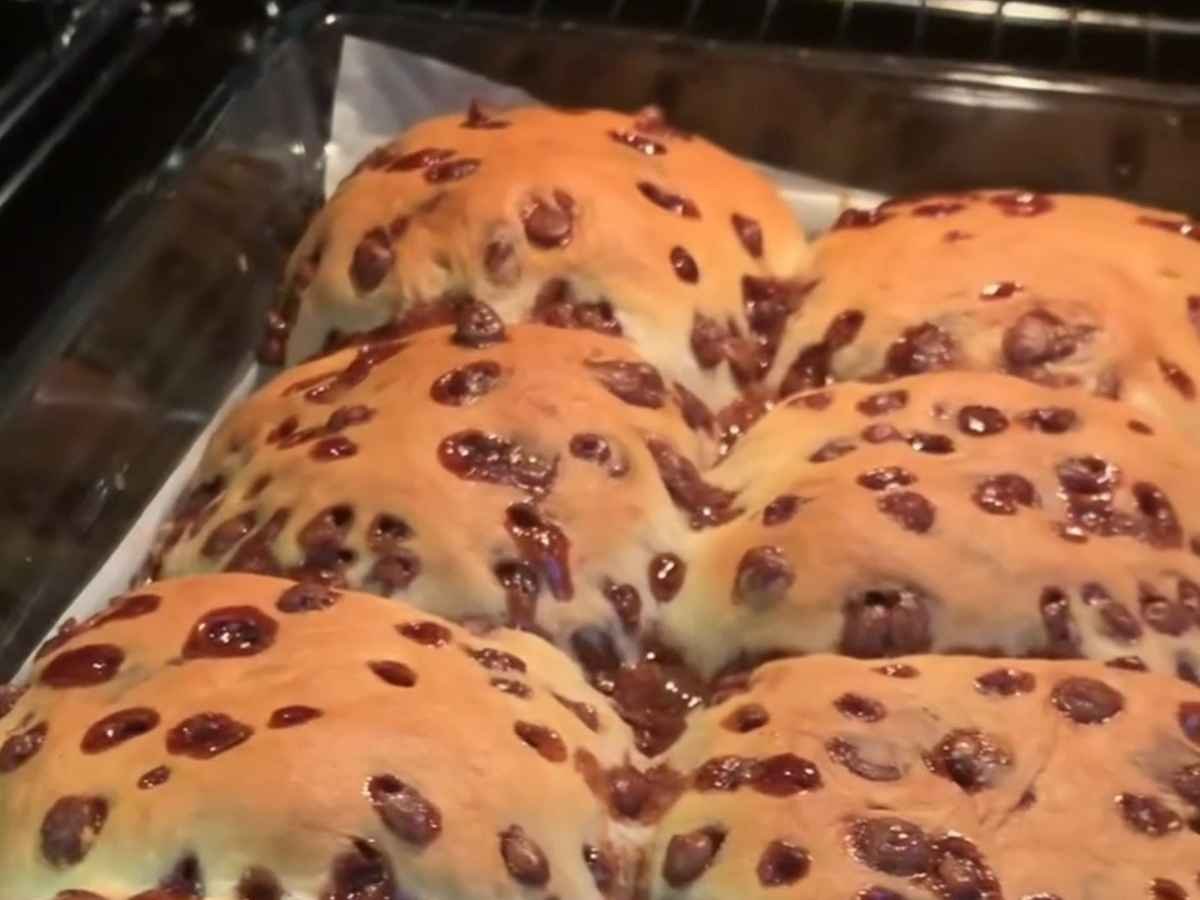 Pãezinhos Doces com Gotas de Chocolate: O Segredo da Massa Turca Irresistível #46 assando paezinhos