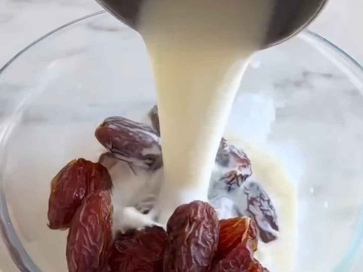 Tâmara com leite