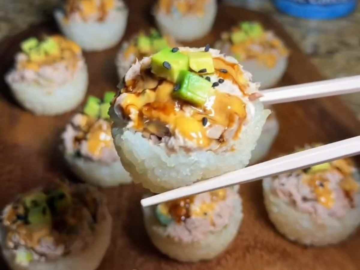Cestinha de Arroz com Atum Cremoso