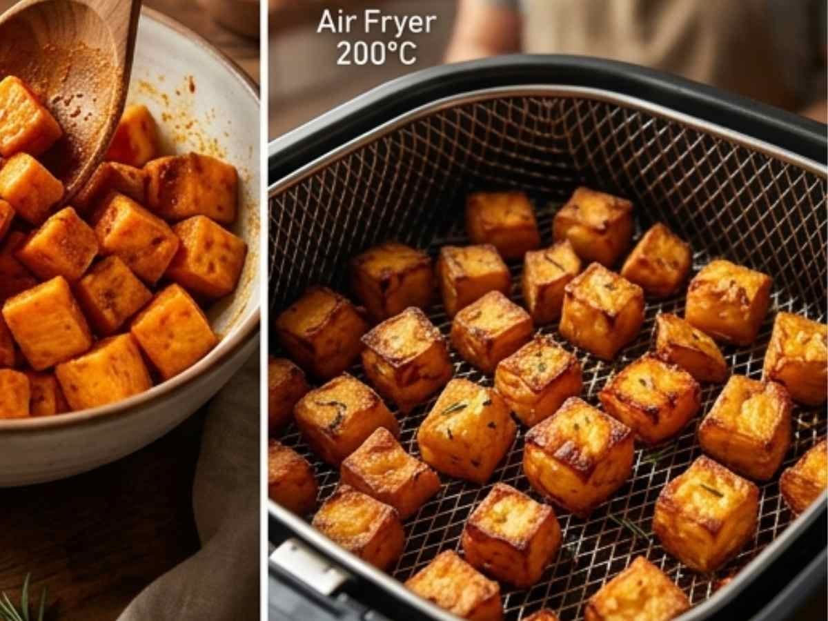 batata doce na air fryer